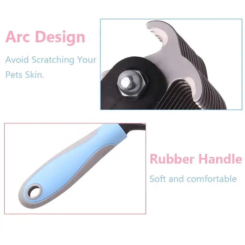 Revolutionary Double-Sided Pet Knotter Grooming Brush - Effortlessly Eliminate Tangles and Shedding for Happy, Healthy Dogs!